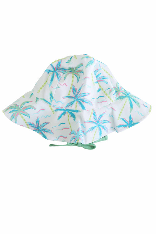 Printed Sun Hat | Blue Lagoon