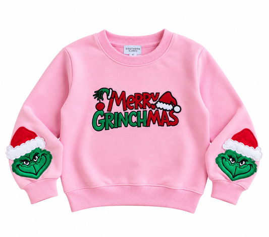 Pink Merry Grinch Sweatshirt