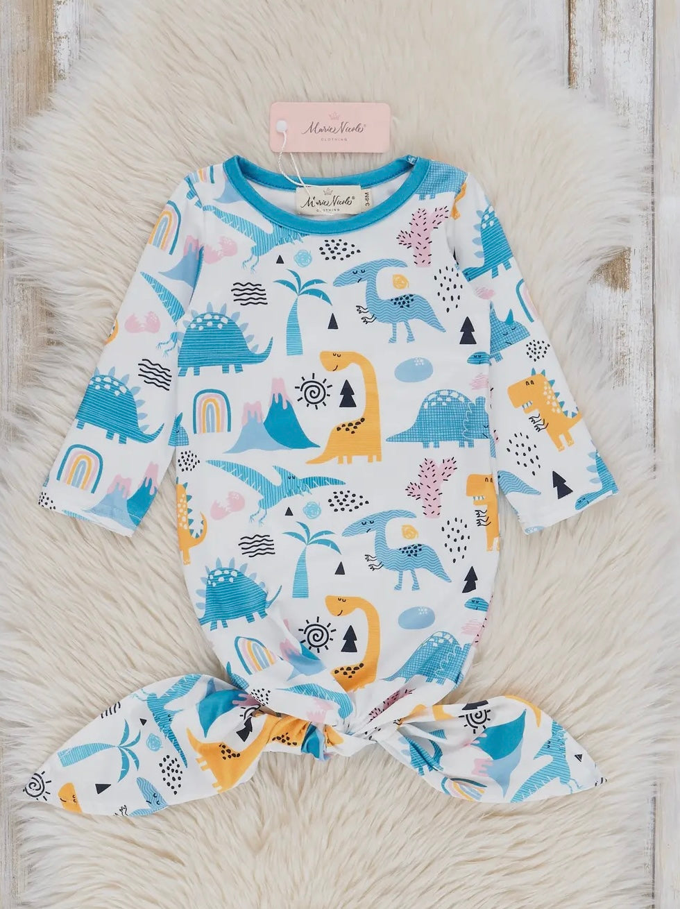 Dino Doze Knot Gown