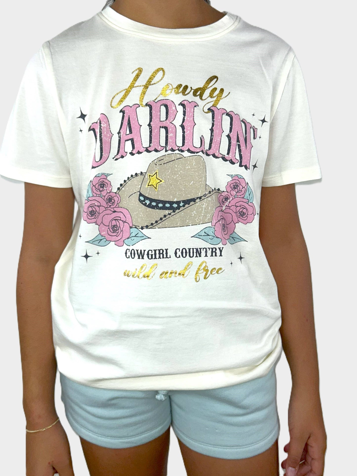 Howdy Darlin' Graphic T-shirt - TWEEN GIRLS