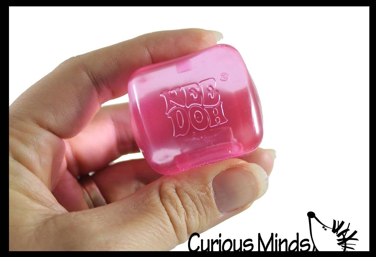 1 NeeDoh Teenie Nice Ice Cube Baby Ice Sugar Ball - Thick Gl