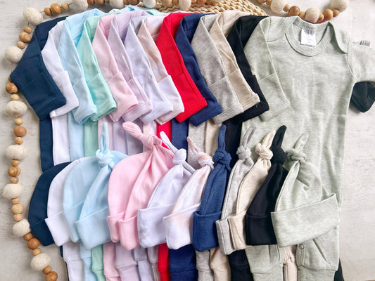 Baby Romper Blank - Solids Patterns: Navy