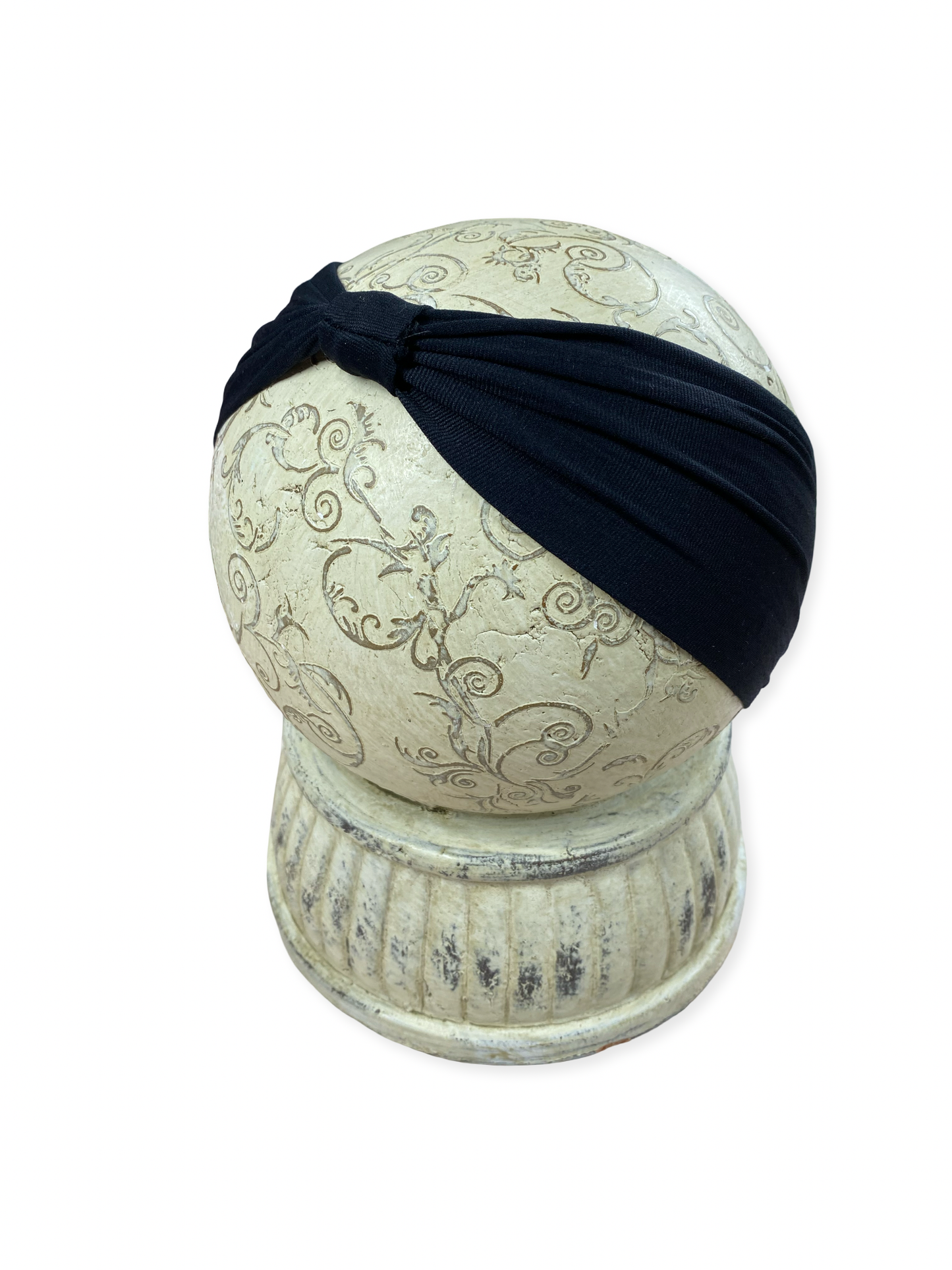 Soft Interchangeable Headbands | Baby Girls Nylon Add-a-Bow Headband: Black