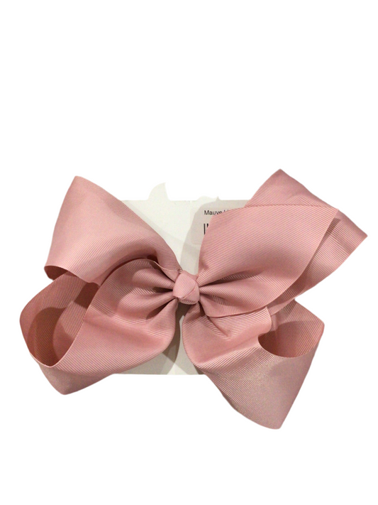 Mauve Large Bow