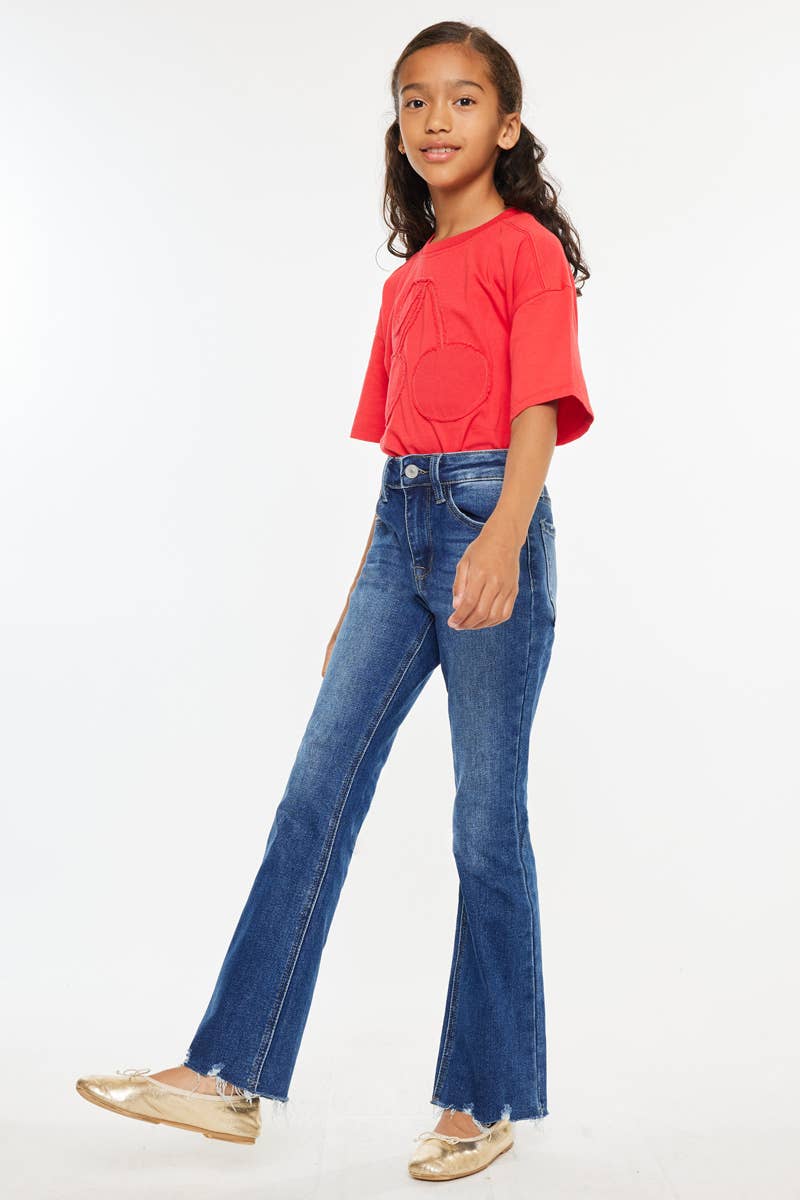 YOUTH OPEN PACK HIGH RISE BOOTCUT JEANS