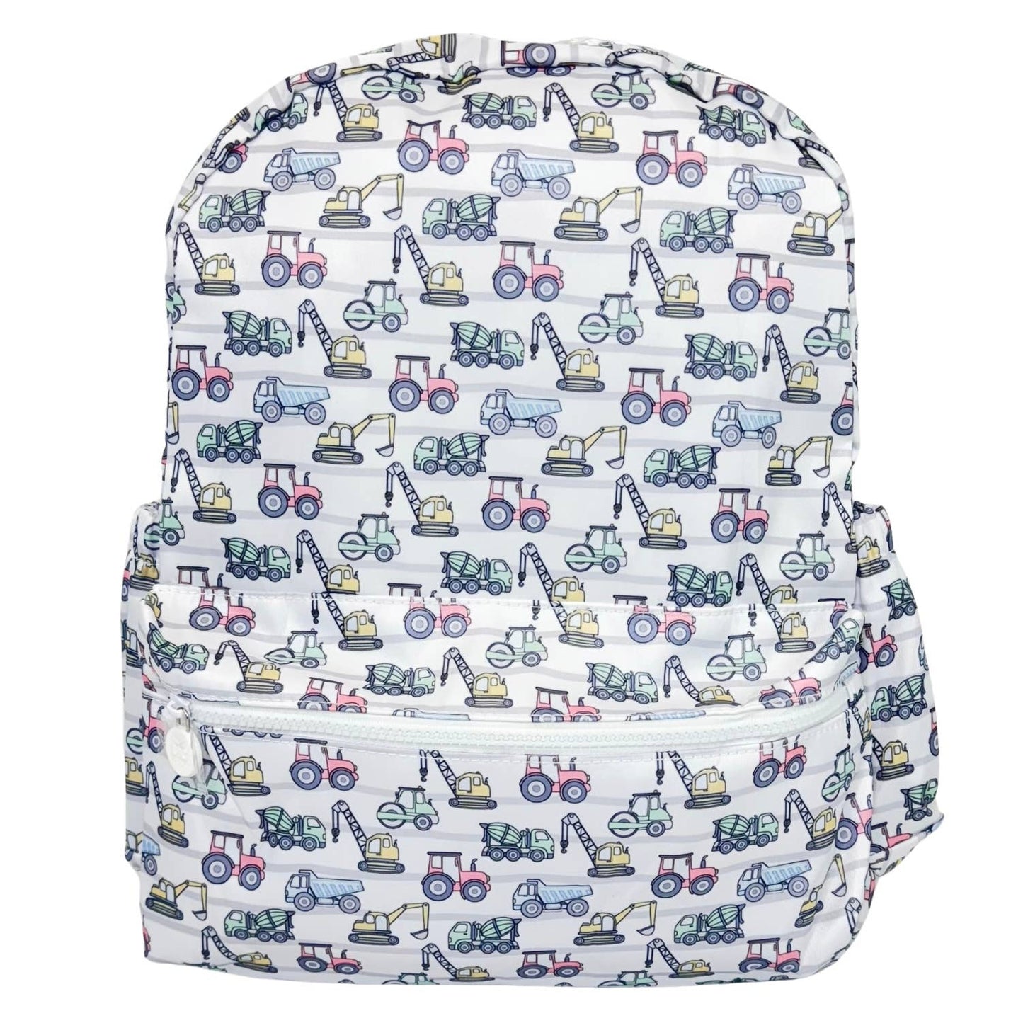 Nylon Backpack (Full Size): Light Pink Gingham