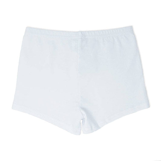 White Cartwheel Shorts
