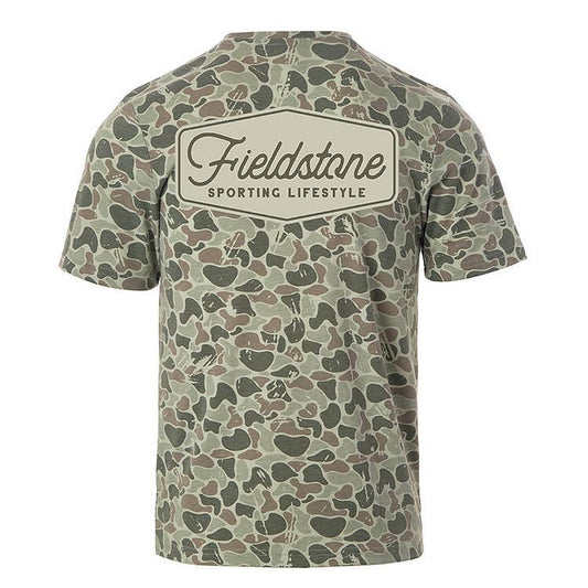 Marsh Camo Logo Tee