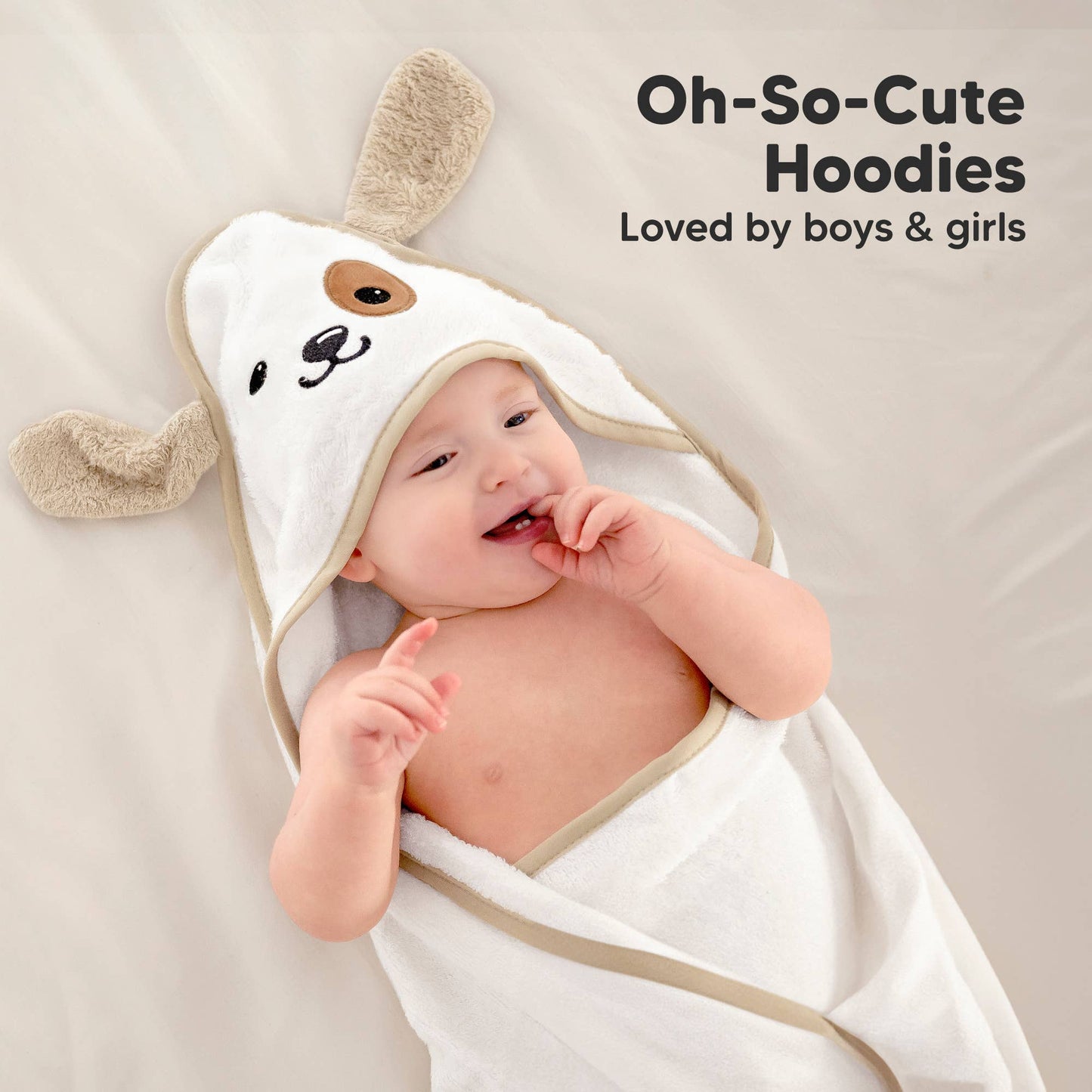 KeaBabies Cuddle Baby Hooded Towel: Unicorn
