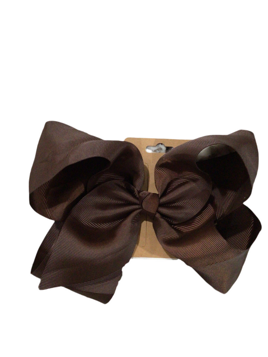 Chocolate Large Bow