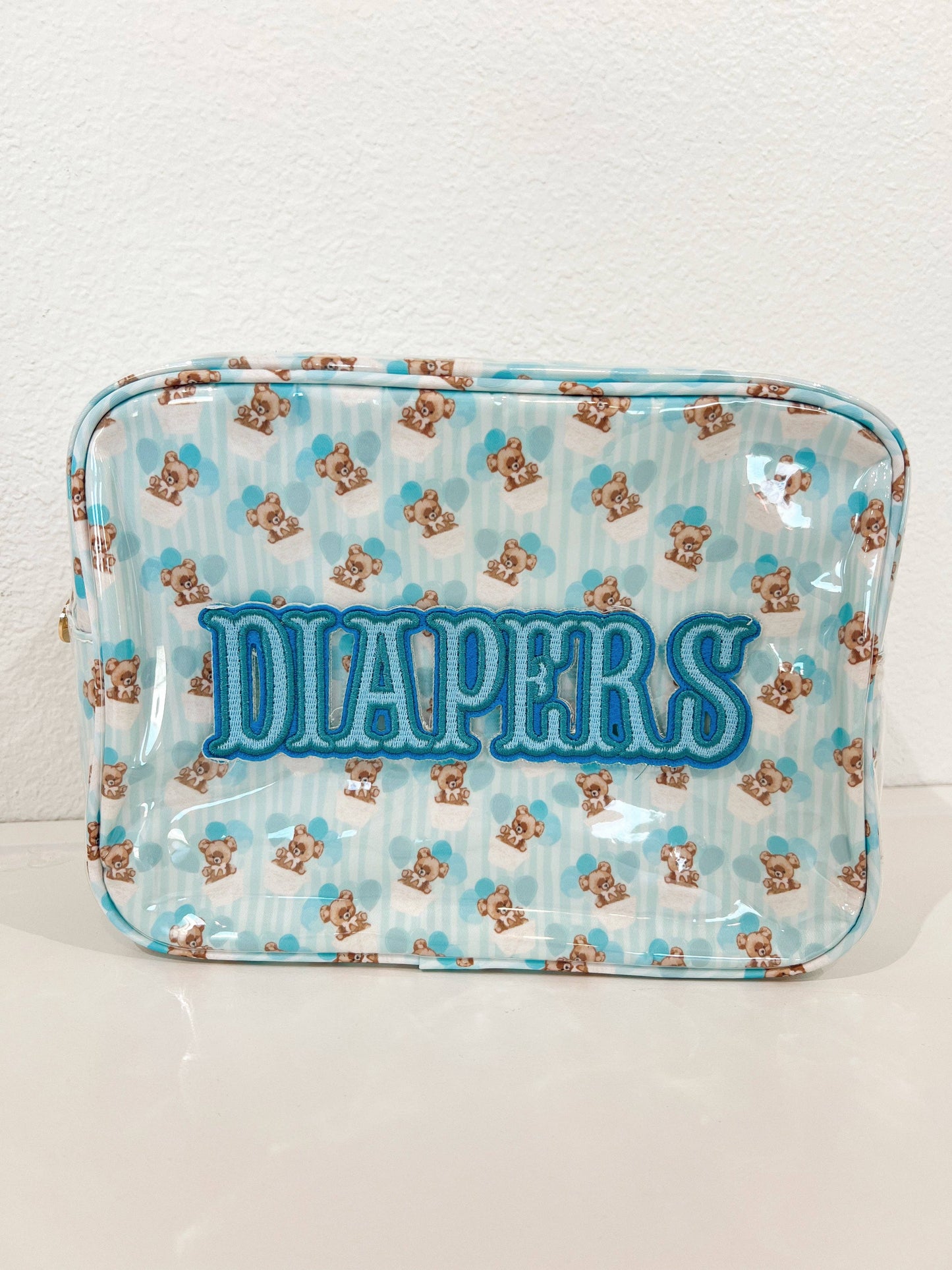 Diapers XL - Clear Coat Bag: Pink