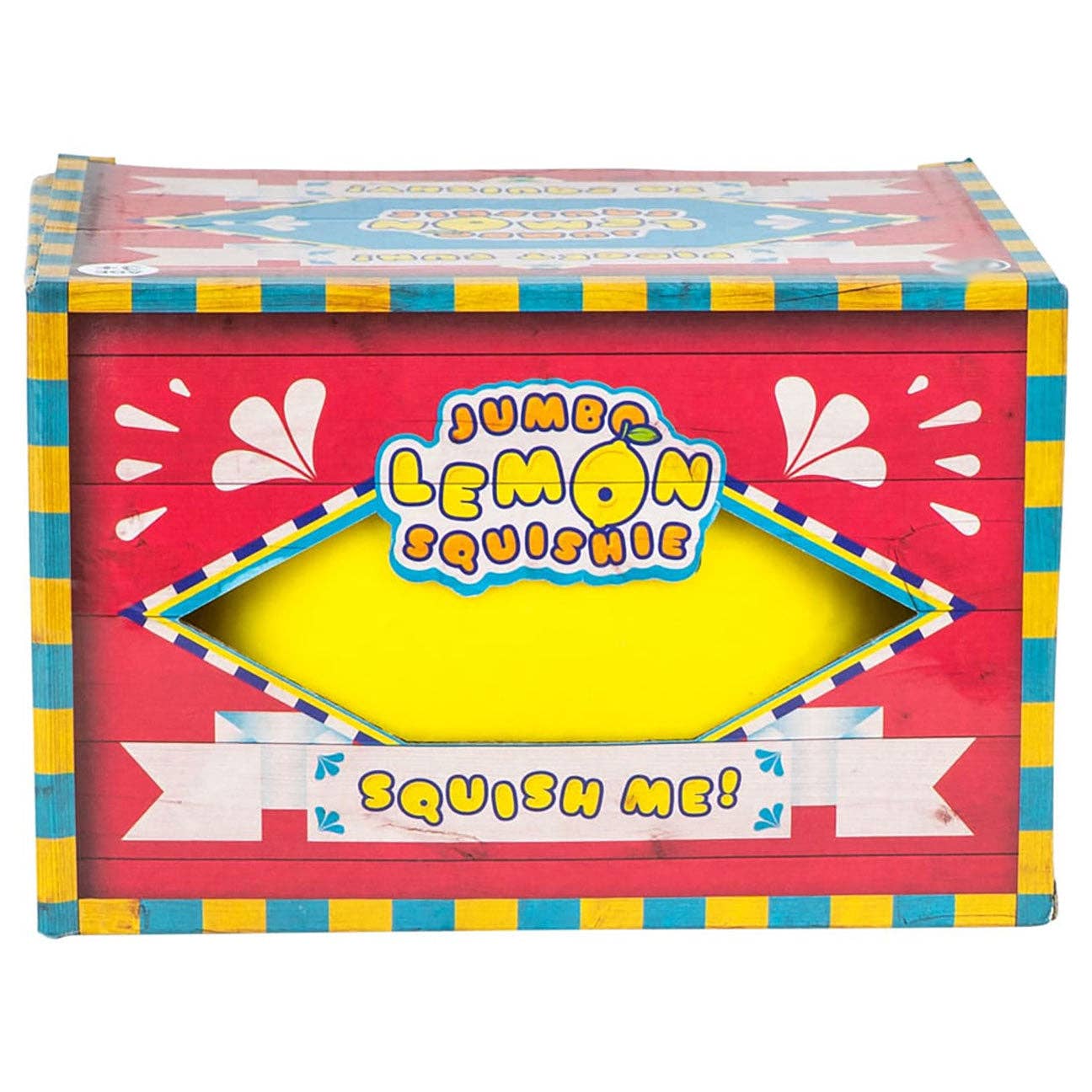 1 Jumbo Doh Filled Lemon - Soft Stress Squishy Ball Fruit