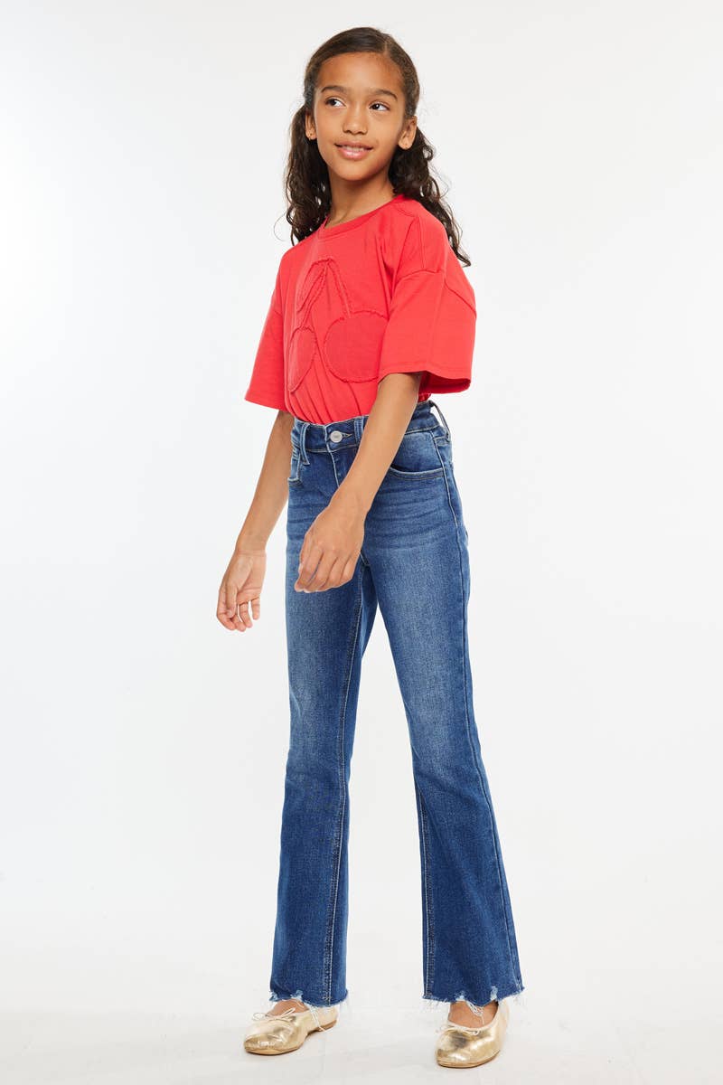 YOUTH OPEN PACK HIGH RISE BOOTCUT JEANS