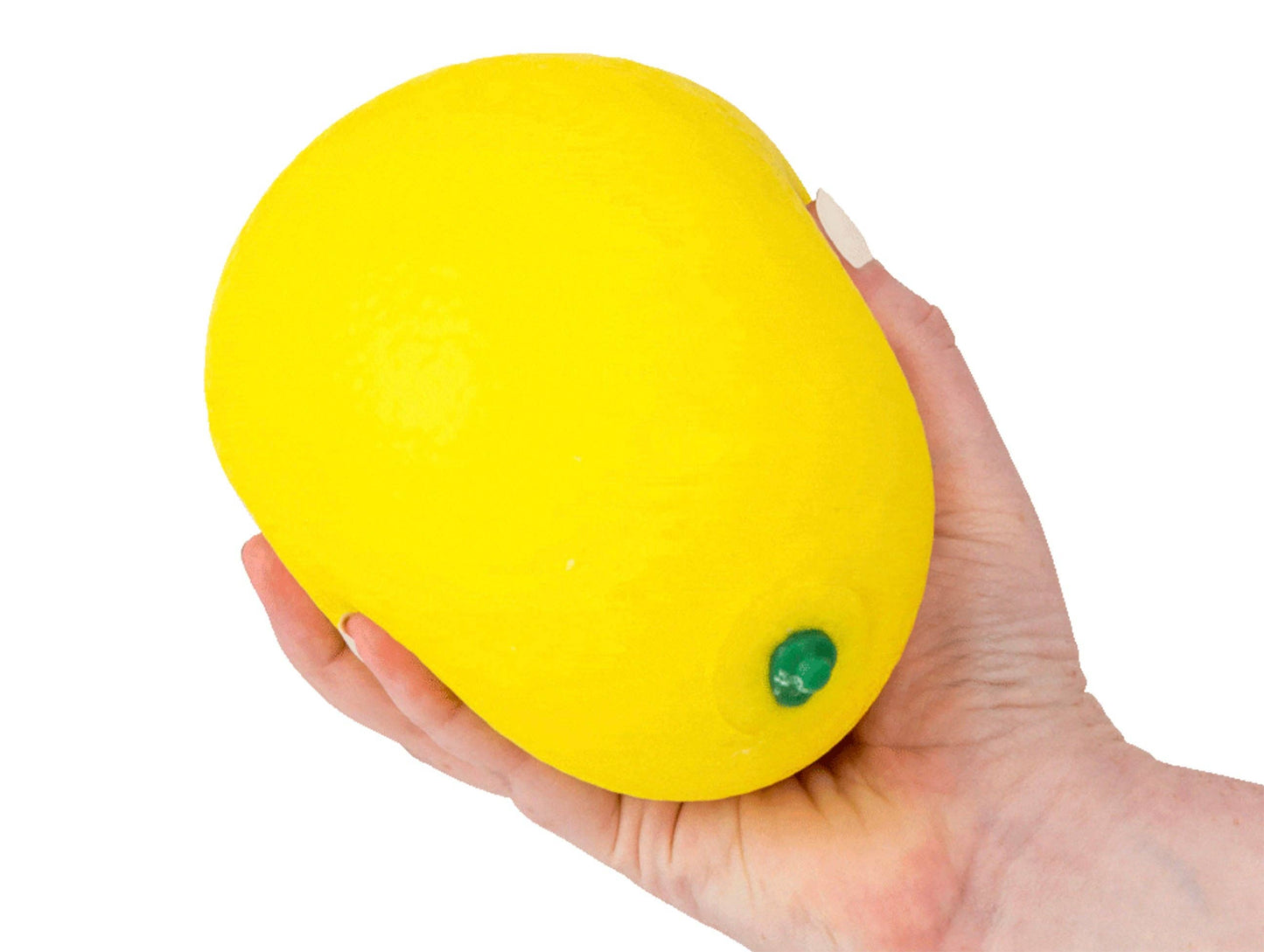 1 Jumbo Doh Filled Lemon - Soft Stress Squishy Ball Fruit