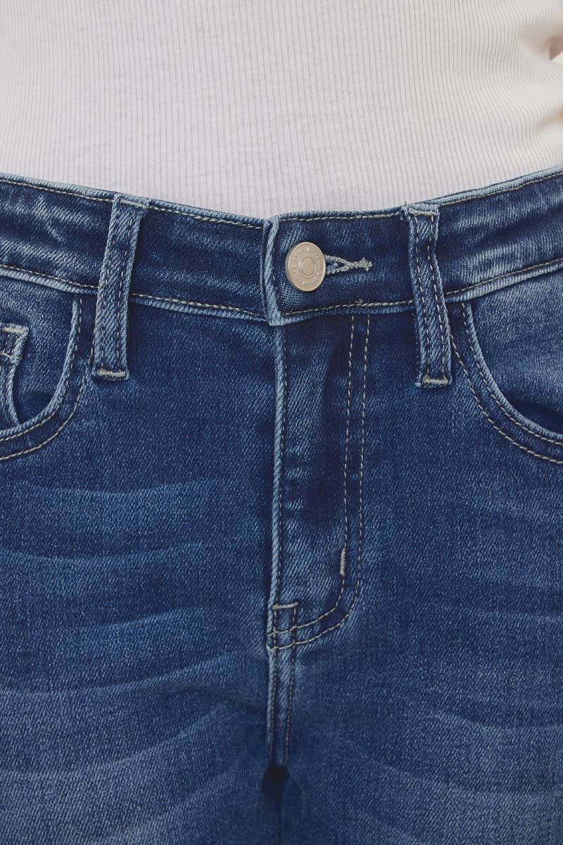 High Rise Ankle Skinny
