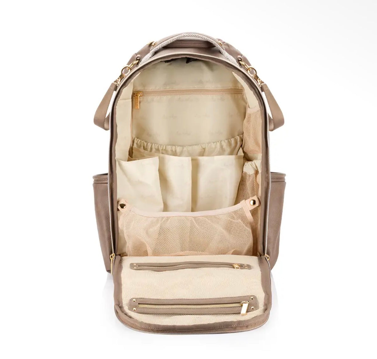 Vanilla Latte Boss Plus Backpack Diaper Bag