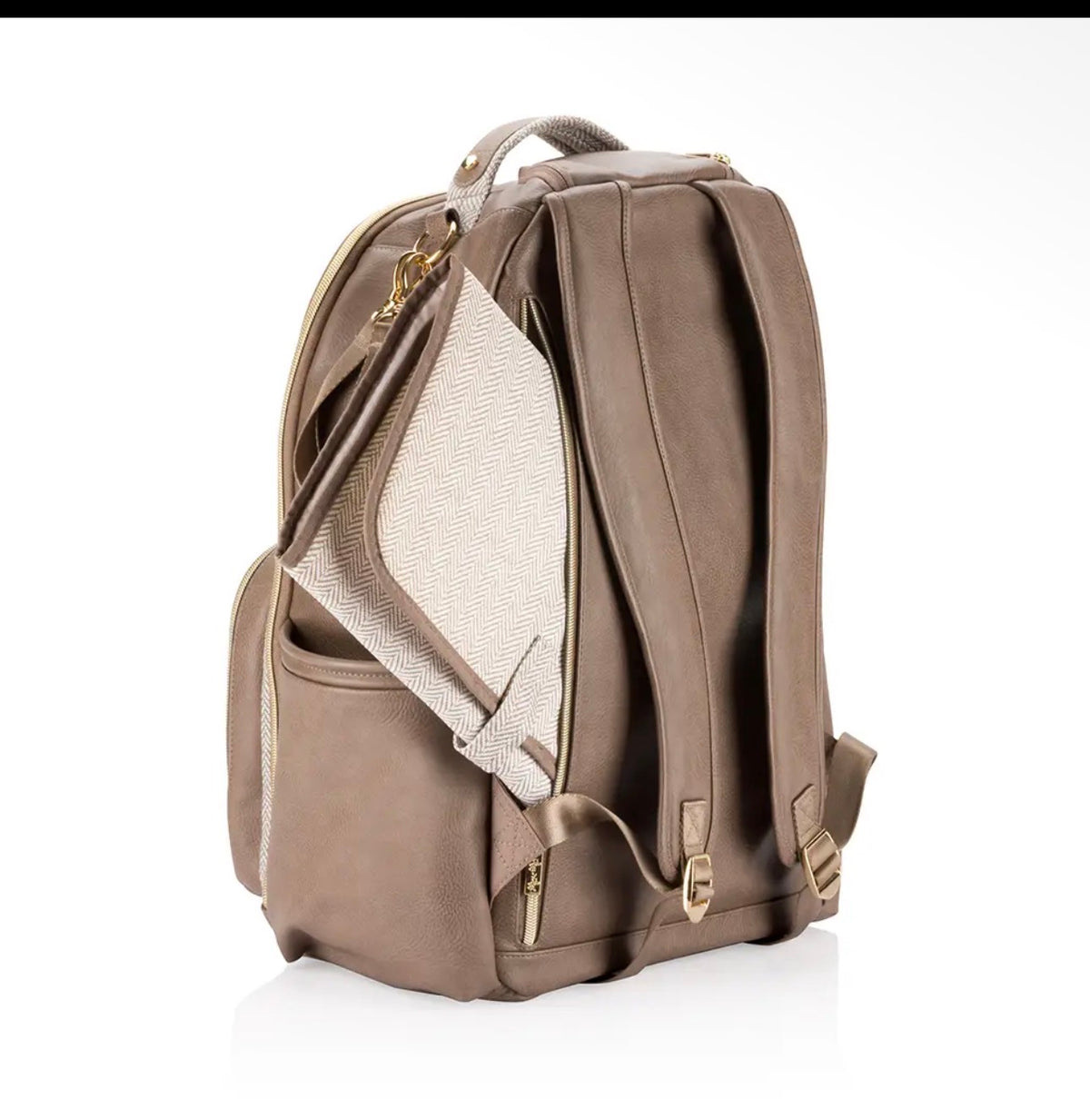 Vanilla Latte Boss Plus Backpack Diaper Bag