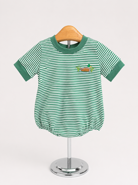 Green Duck Stripe Bubble