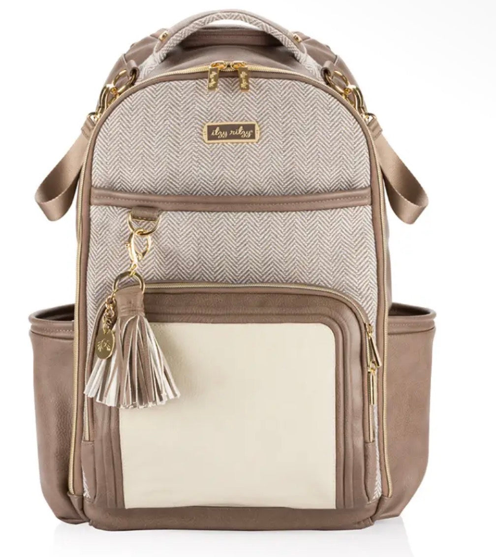 Vanilla Latte Boss Plus Backpack Diaper Bag