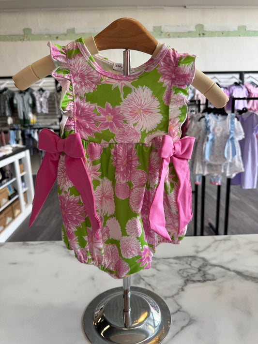 Pink Floral Ruffle Bubble