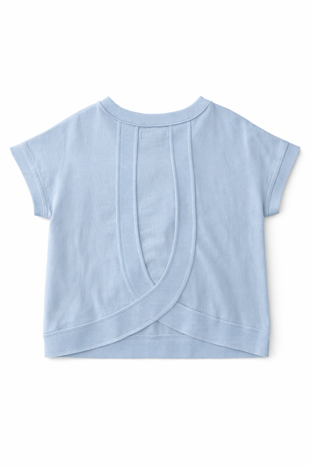Star Ribbon Top w Crossed Back Tween Girls