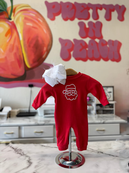Embroidery Puff Santa