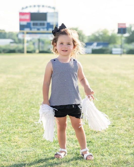 Let's Cheer! Swing Back Bloomer Set- Black
