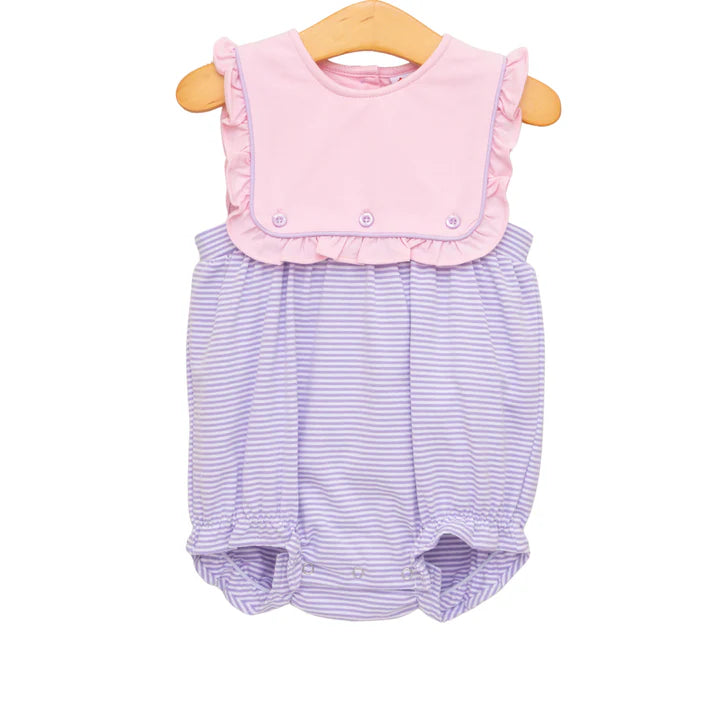 Amelia Bubble- Pink and Lavender Stripes