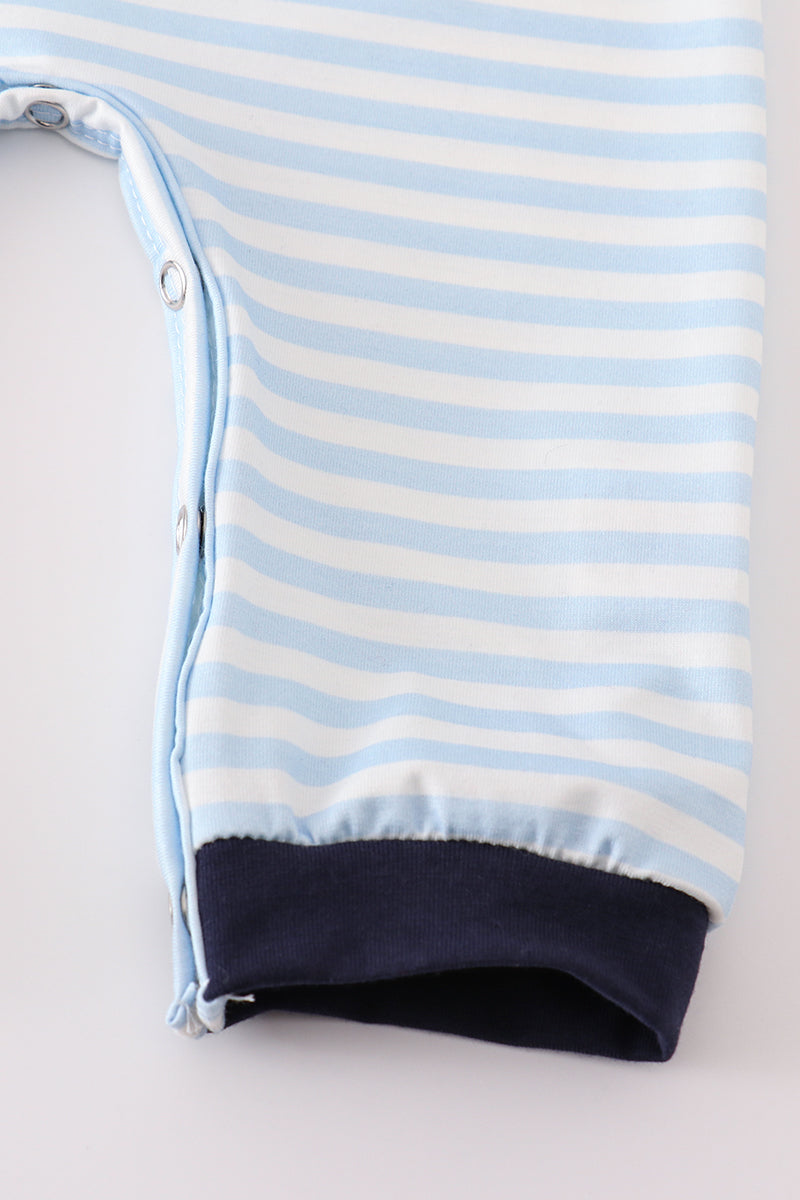 Navy Nativity Boy Romper