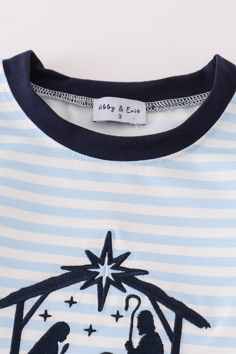 Navy Nativity Boy Set