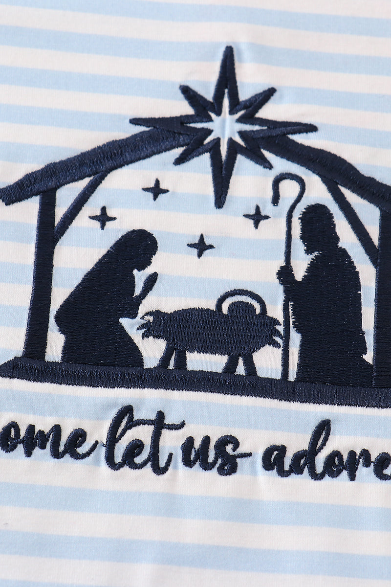 Navy Nativity Boy Set