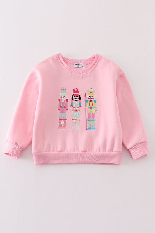 Pink Nutcracker Fleece Sweatshirt