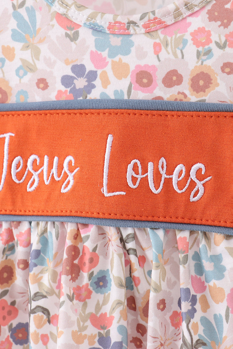 Jesus Loves Me Girl Bloomers Set