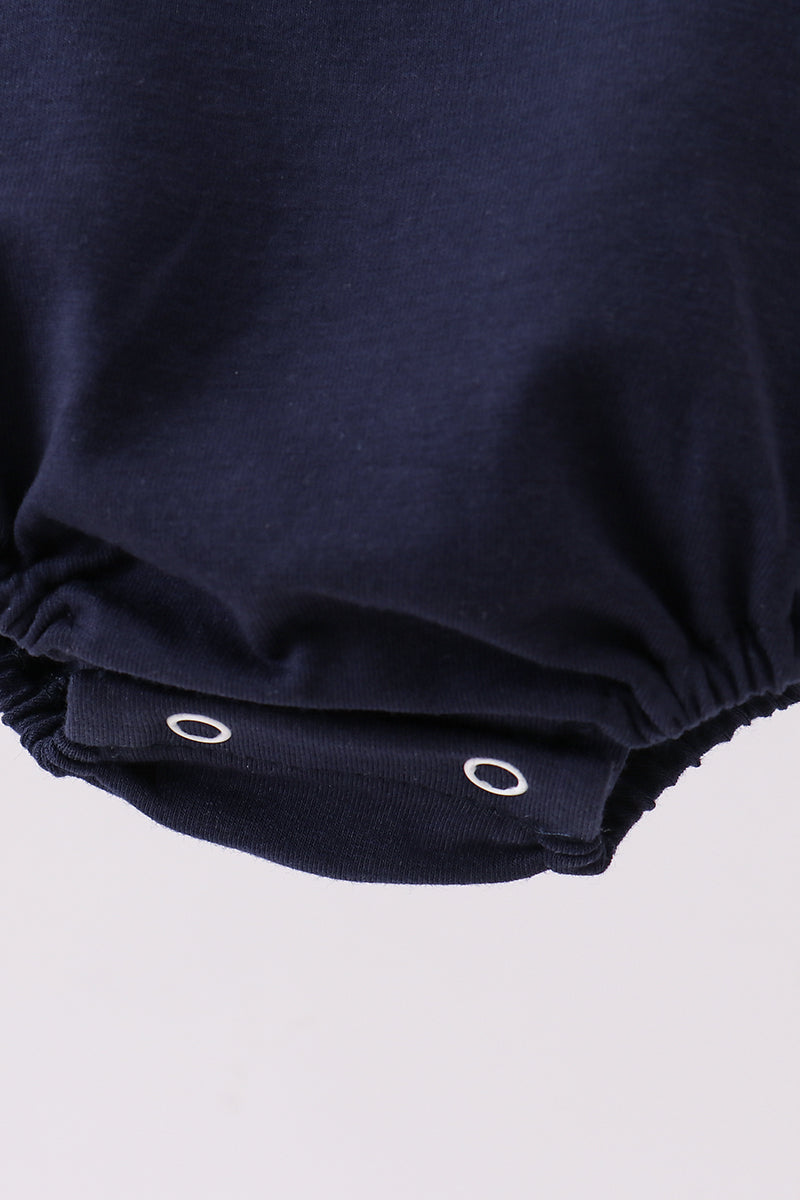 Navy Flag Gingham Bubble
