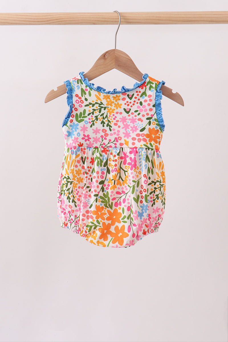 Summer Floral Ruffle Bubble