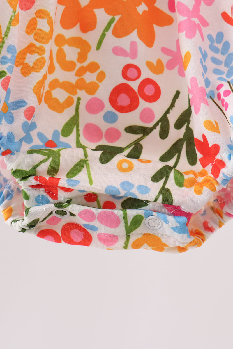 Summer Floral Ruffle Bubble