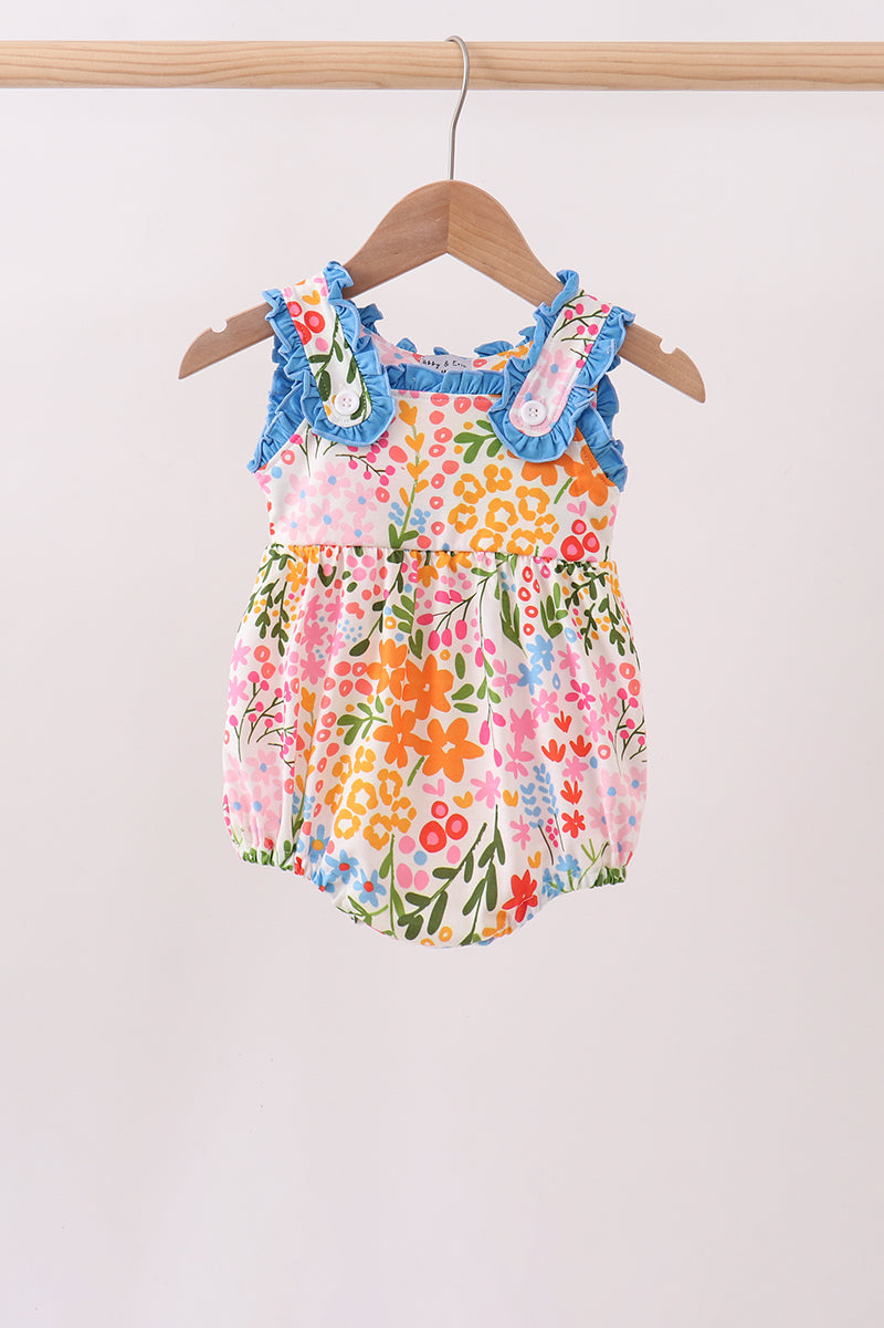 Summer Floral Ruffle Bubble