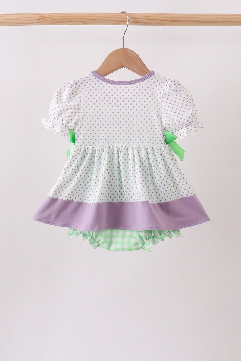 Hocus Pocus French Knot Ruffle Bubble