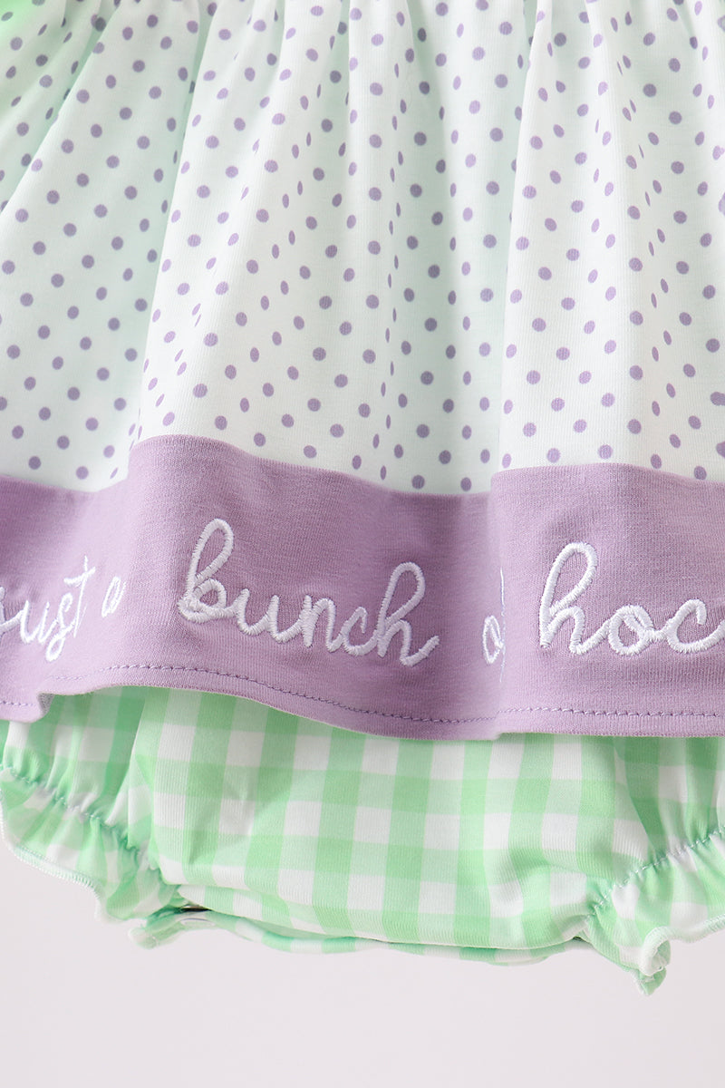 Hocus Pocus French Knot Ruffle Bubble