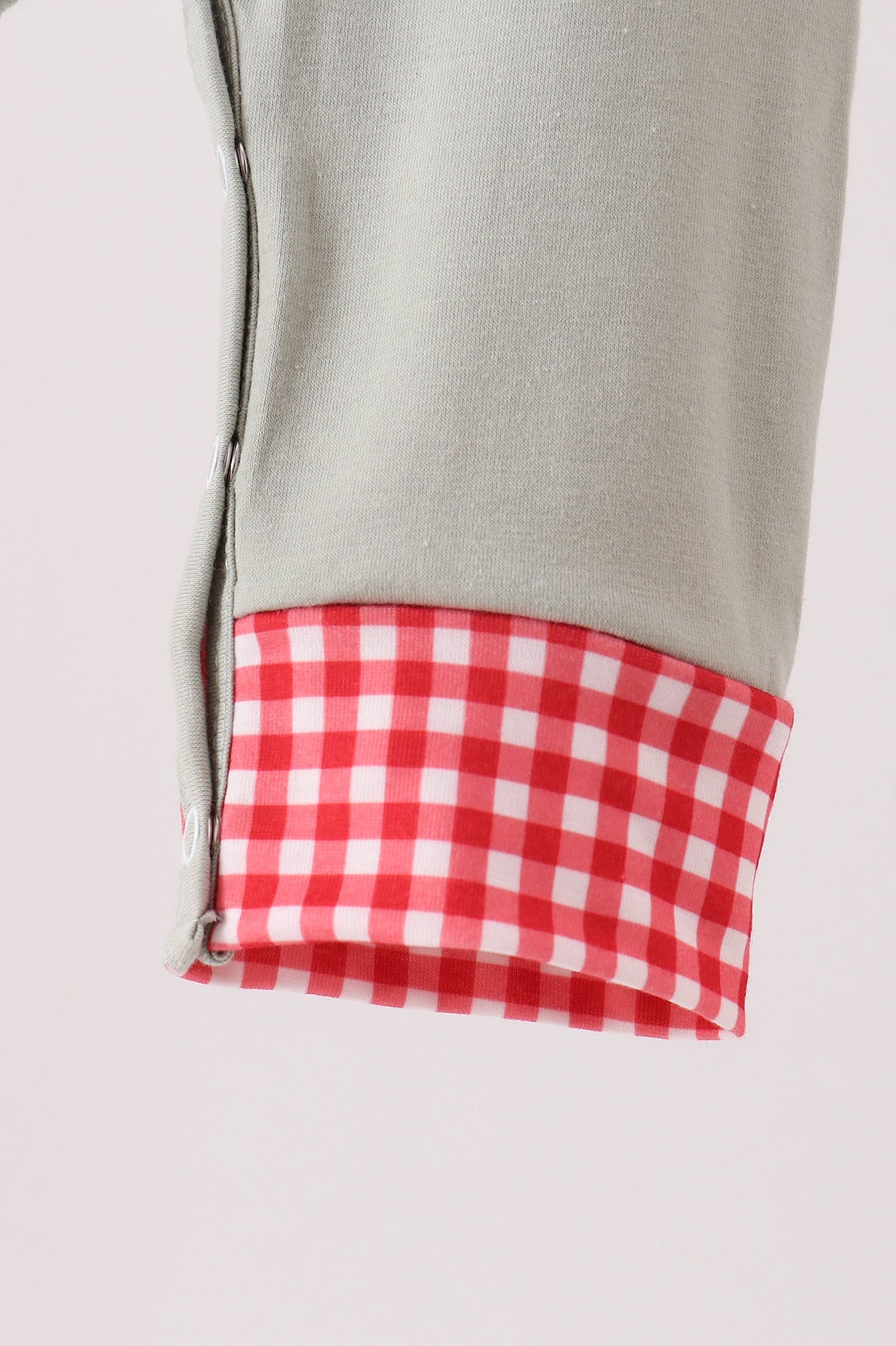 Santa Gingham Romper