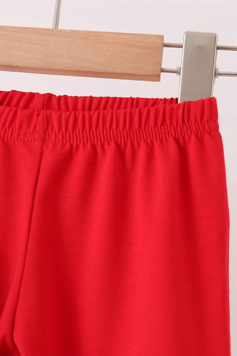 Green Dot Grinch Ruffle Pants Set
