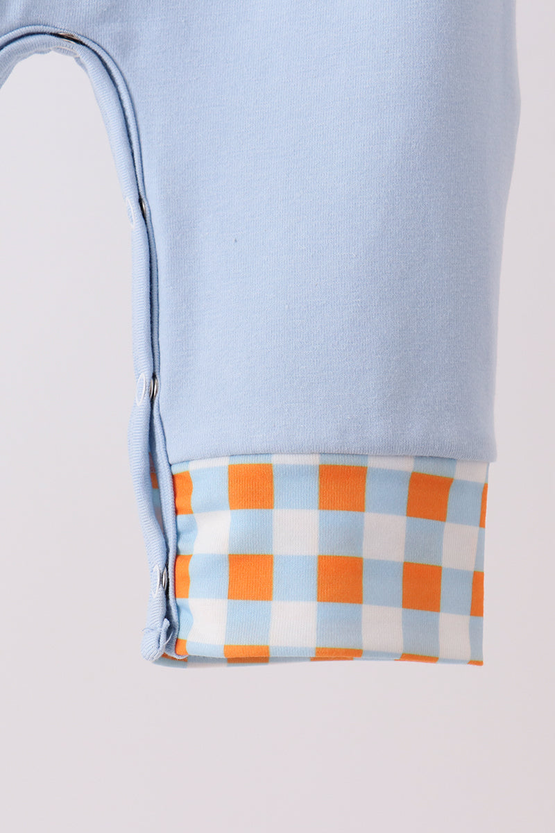 Blue Turkey Romper