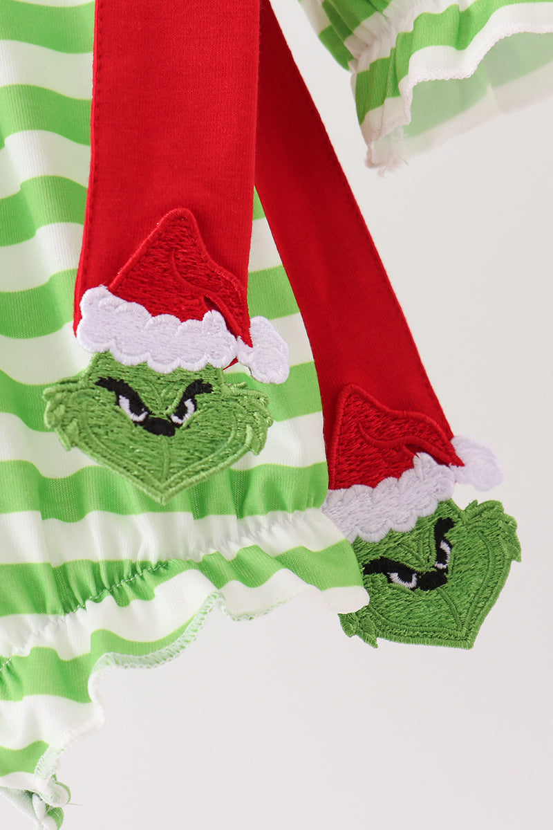 Green Stripe Grinch Bubble
