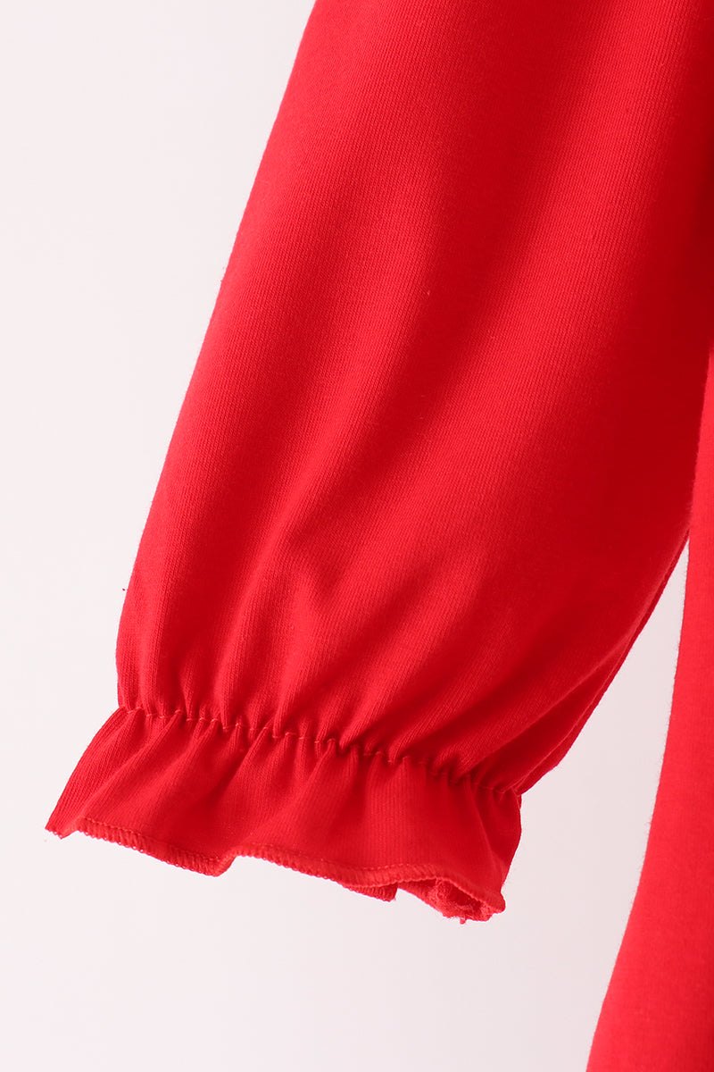 Candy Cane Sequin Ruffle Pants Set