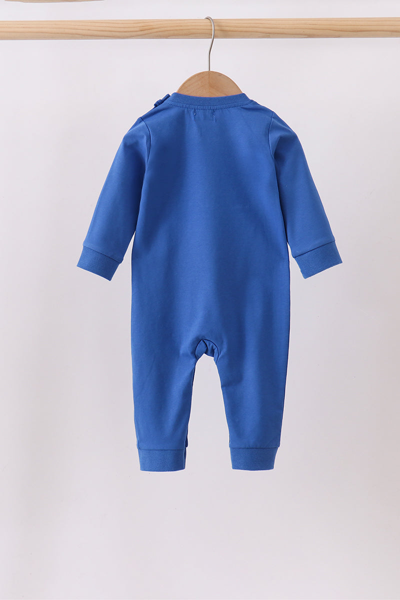 Puppy Pumpkin Embroidery Romper