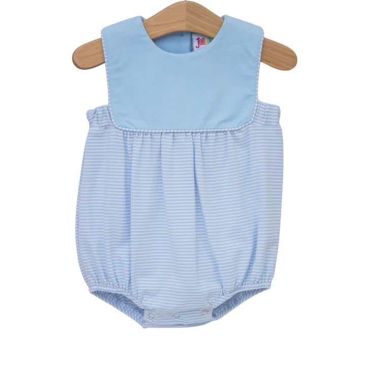 Beau Bubble- Light Blue and Blue Stripes