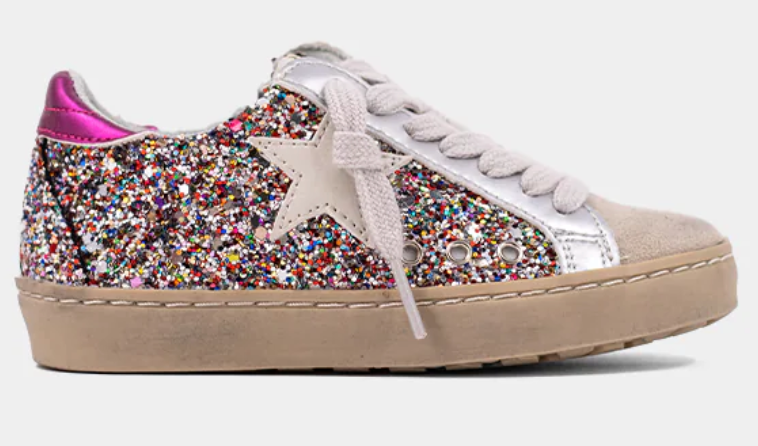 ShuShop Multi-Color Glitter Sneakers