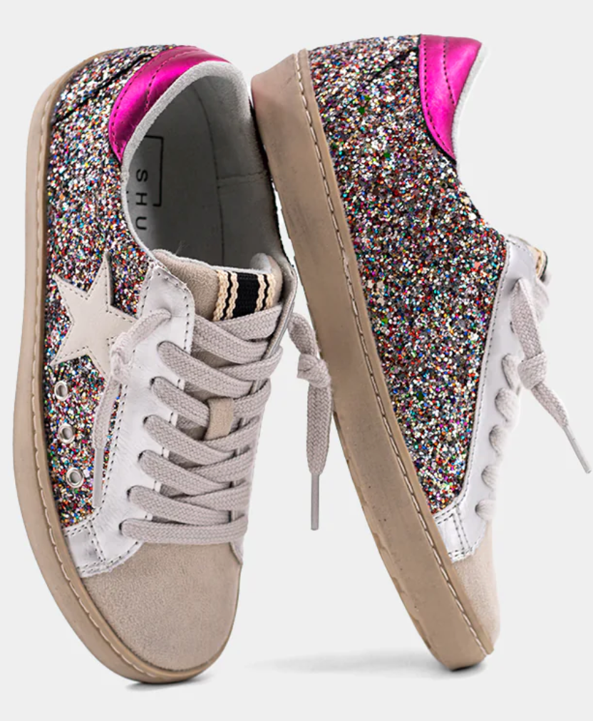 ShuShop Multi-Color Glitter Sneakers