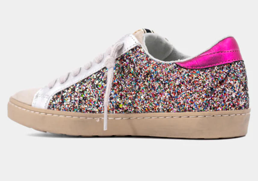 ShuShop Multi-Color Glitter Sneakers