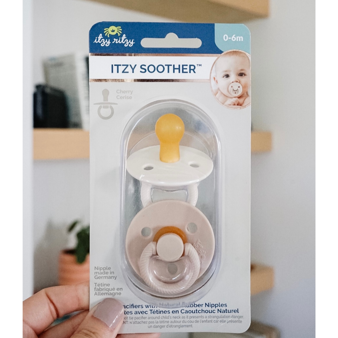 *NEW STYLES* Itzy Soother™ Natural Rubber Paci Sets: Glow 0-6 M